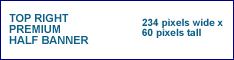 Banner Ad size: 234 x 60