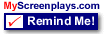 MyScreenplays.com Reminder